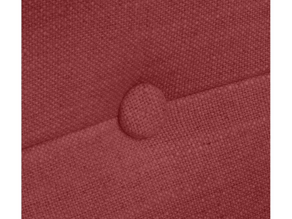 Cadre de lit rouge, 95 x 4 x 50 cm