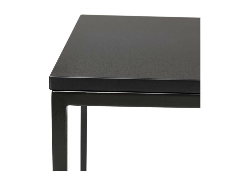 Table d'appoint noire, 60 x 60 x 103 cm