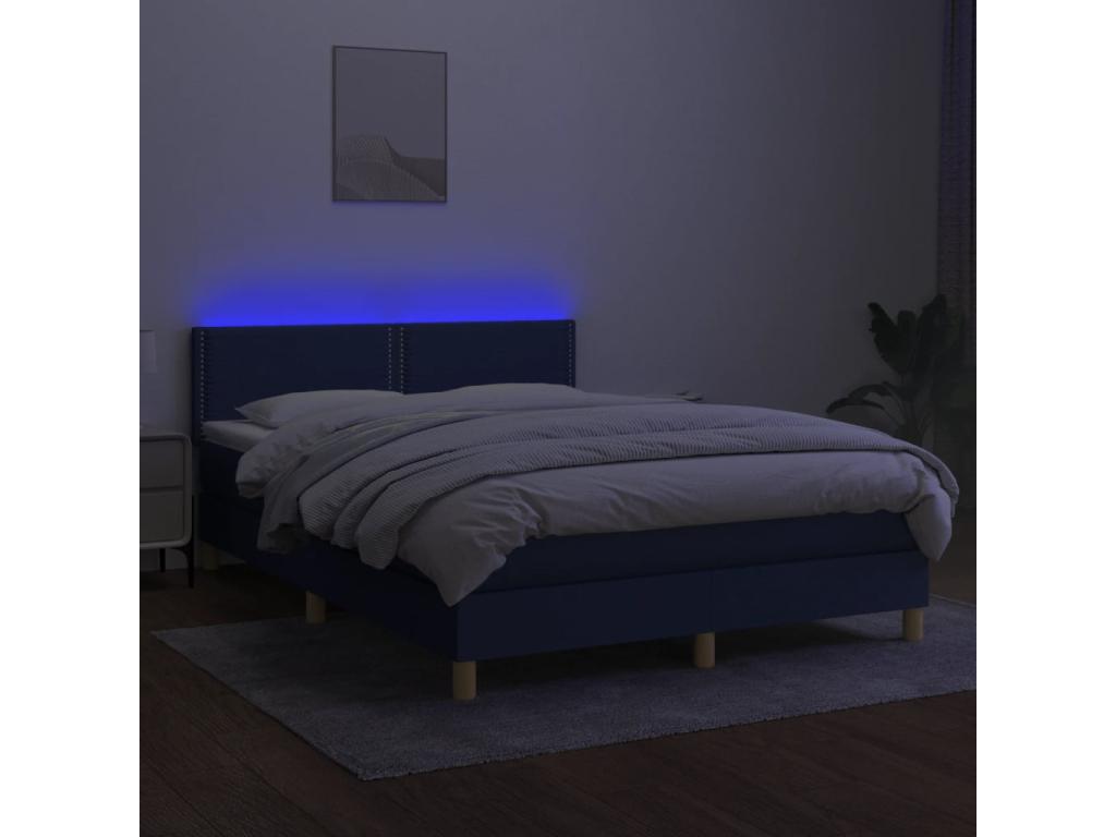 Matelas en tissu avec éclairage LED, 203 x 144 x 88 cm