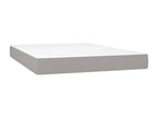 Matelas en tissu gris, 193 x 147 x 88 cm