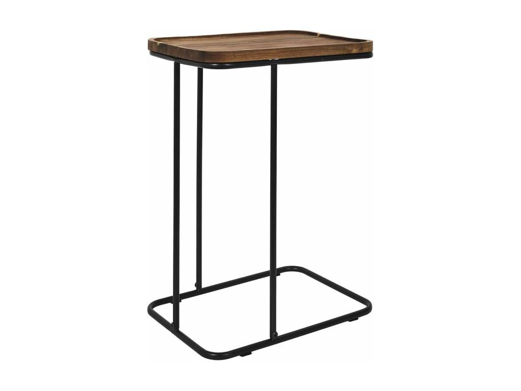 Canapé en métal marron, 40 x 30 x 55 cm