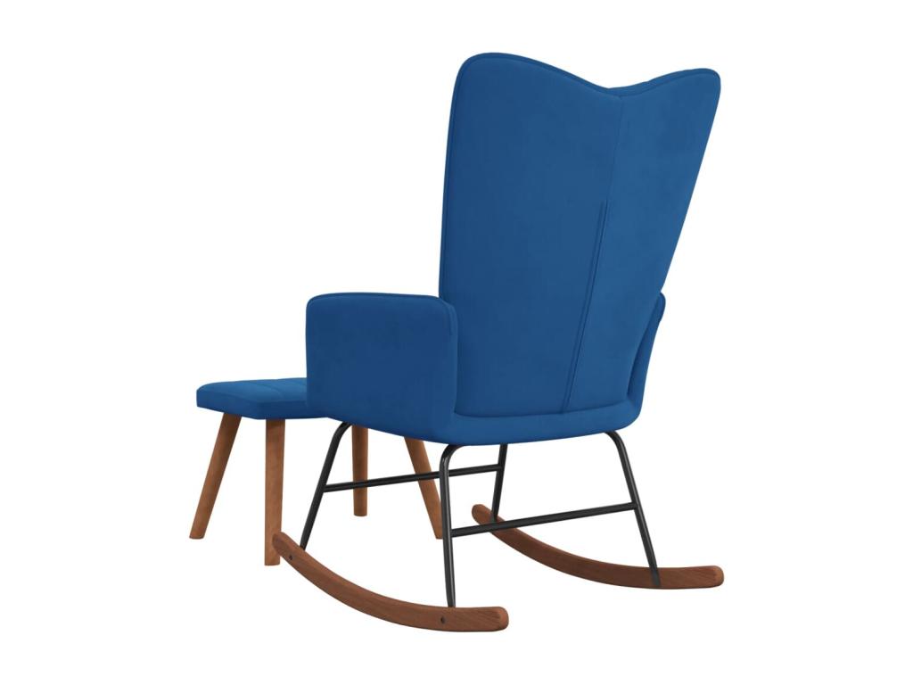 Chaise bleue, 61 x 31 x 98 cm