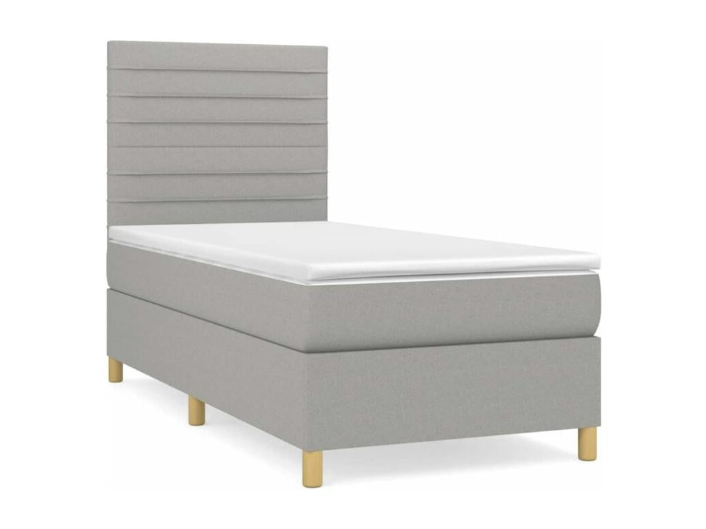 Matelas en tissu blanc, 193 x 90 x 118 cm