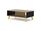 Table basse beige, 90 x 90 x 43 cm