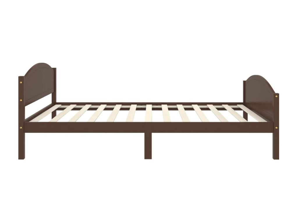 Matelas en bois de pin brun, 206 x 125,5 x 73,5 cm