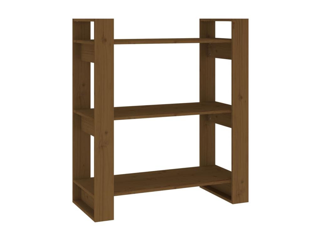 Bibliothèque marron, 80 x 35 x 91 cm