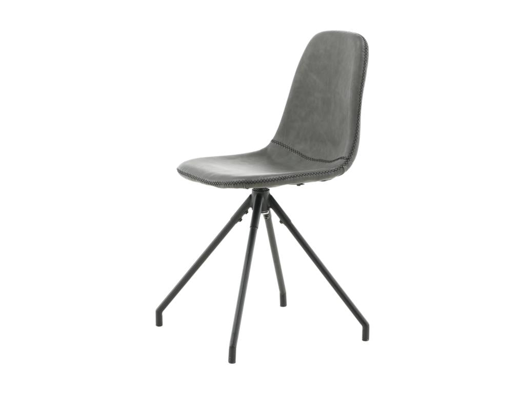 Chaise noire, 44 x 54 x 88 cm