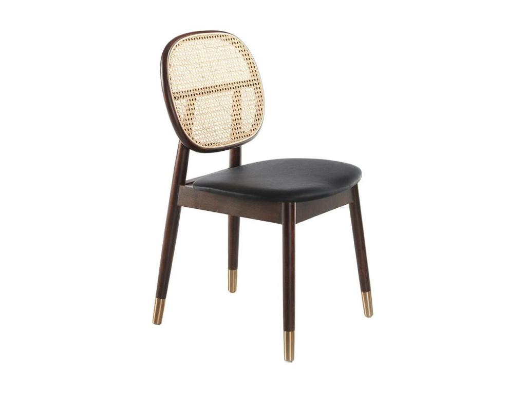 Fauteuil en cuir violet, 49 x 52 x 87 cm