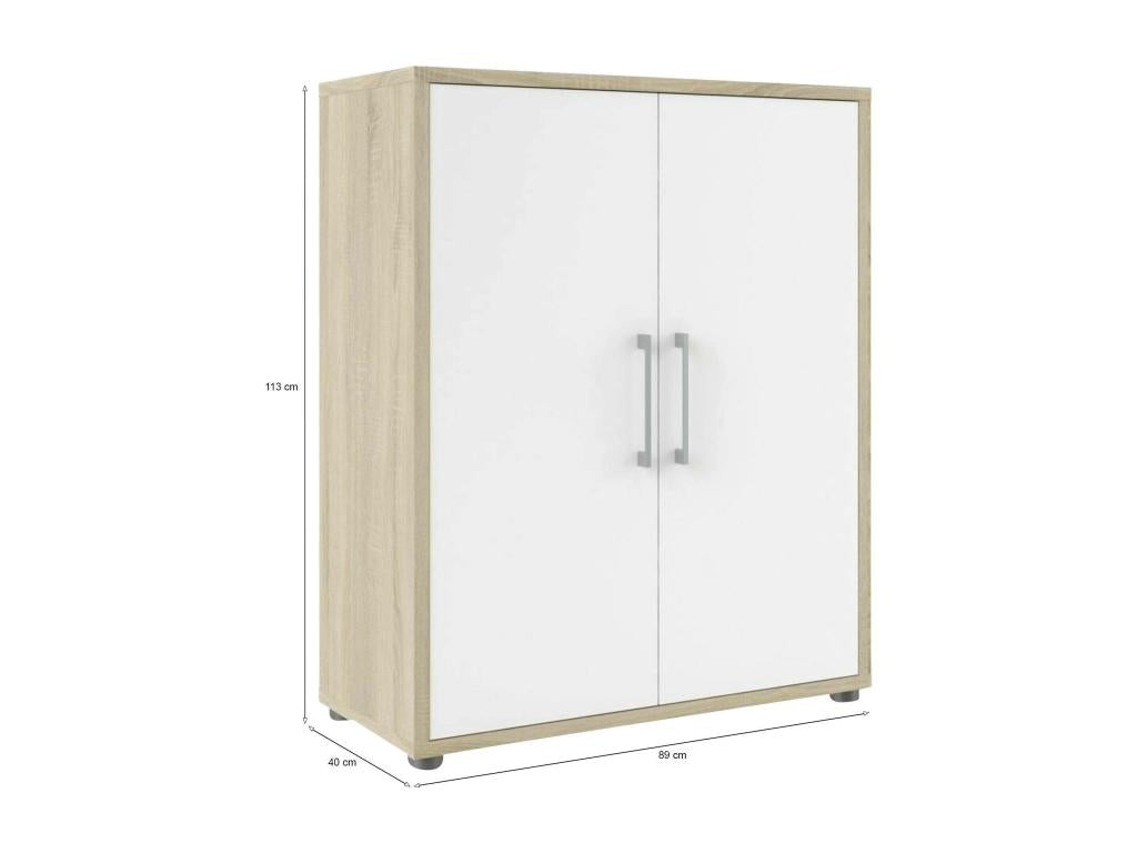 Buffet noir, 89 x 40 x 113 cm