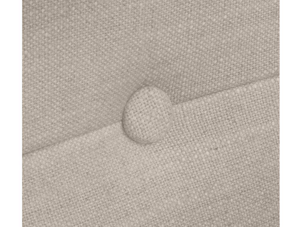 Cadre de lit beige, 160 x 4 x 105 cm