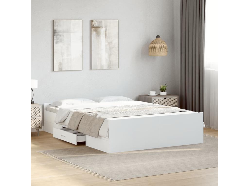 Matelas blanc, 193 x 138 x 40 cm