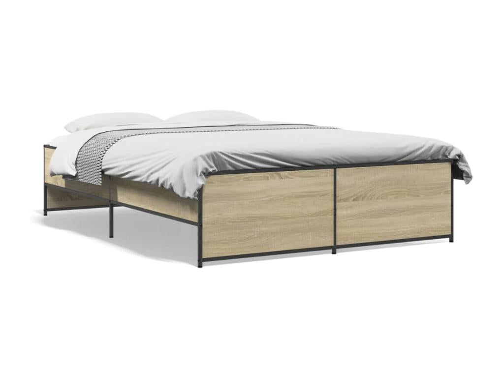 Matelas marron, 193 x 138 x 40,5 cm