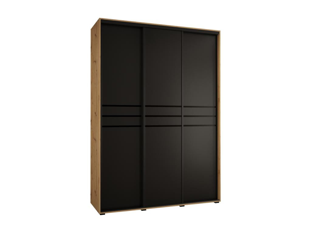 Armoire noire, 180 x 45 x 235 cm