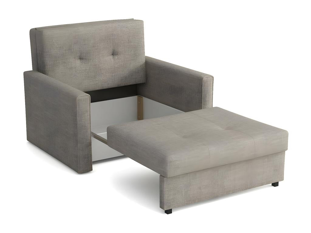 Fauteuil d'appoint en métal bleu