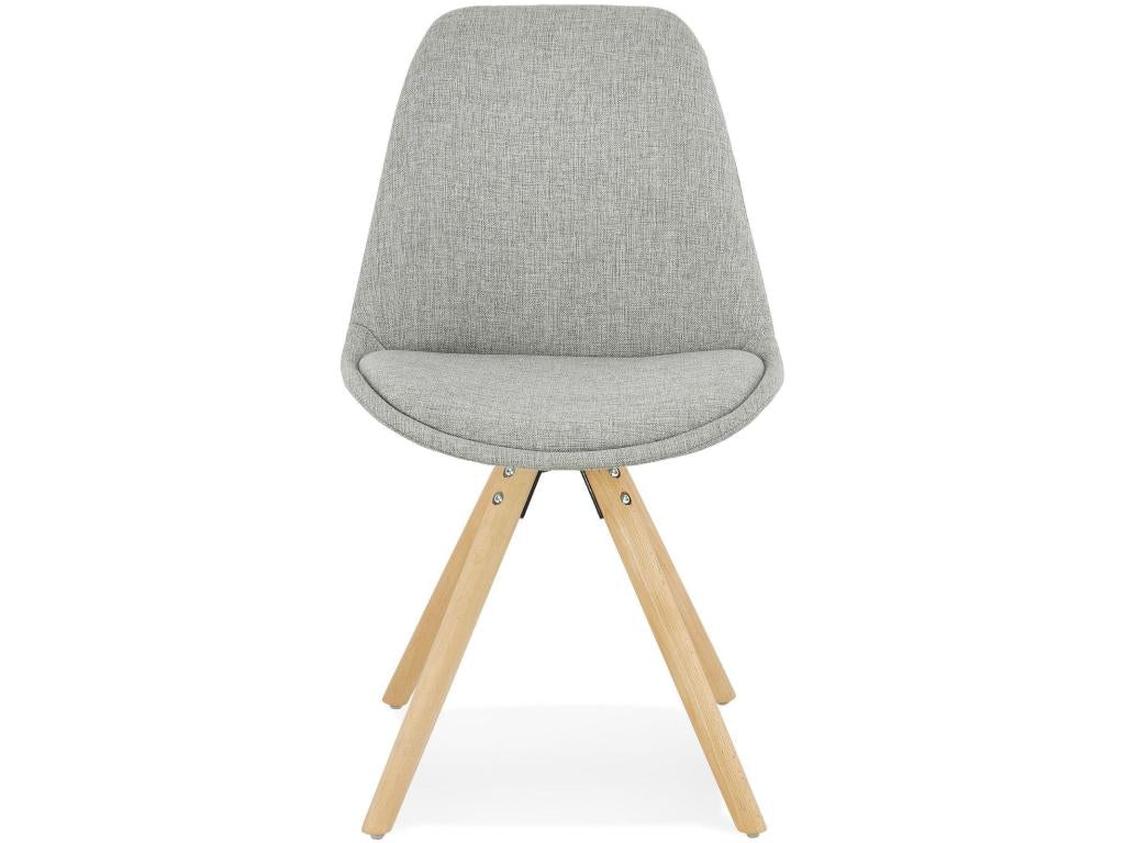 Chaise grise, 56 x 48 x 82 cm