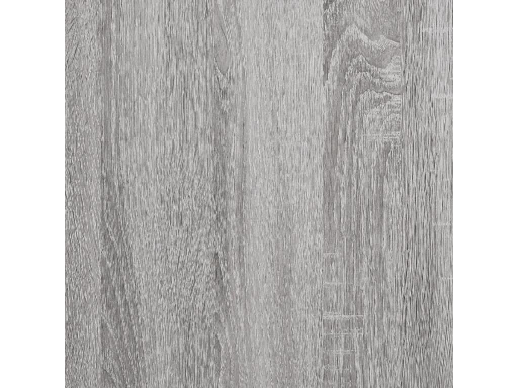 Banc gris avec rangement, 82 x 42 cm