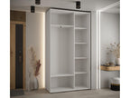 Armoire noire 2 portes, 140 x 45 x 235 cm