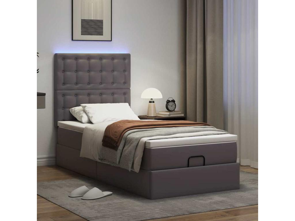 Matelas gris, 203 x 80 x 128 cm