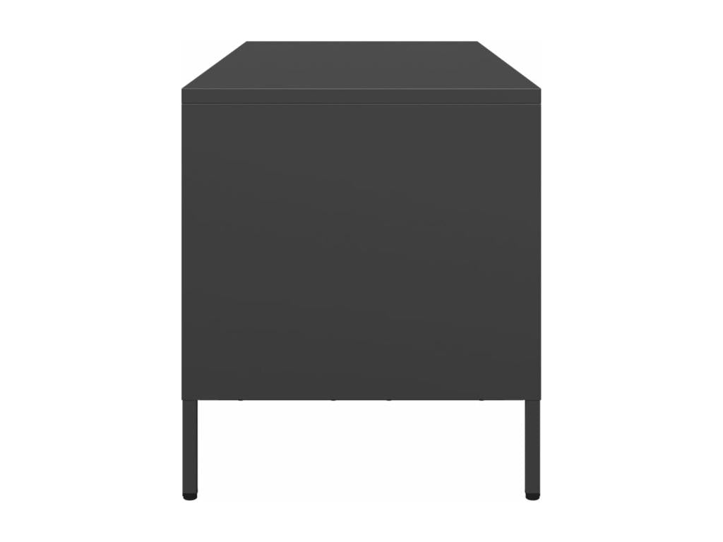 Meuble TV noir, 101,5 x 39 x 43,5 cm