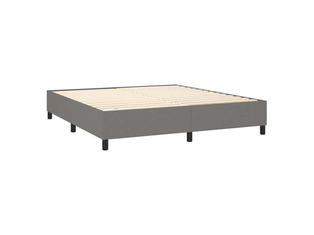 Matelas en tissu blanc, 203 x 163 x 118 cm