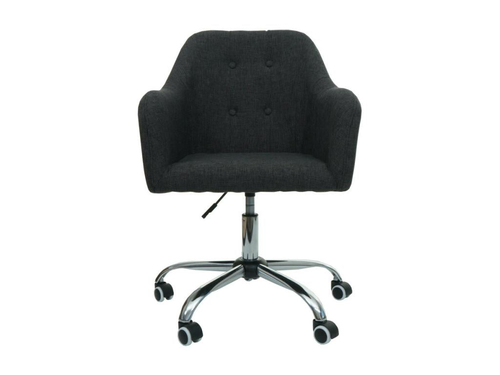 Fauteuil d'appoint gris, 57 x 62 x 95 cm