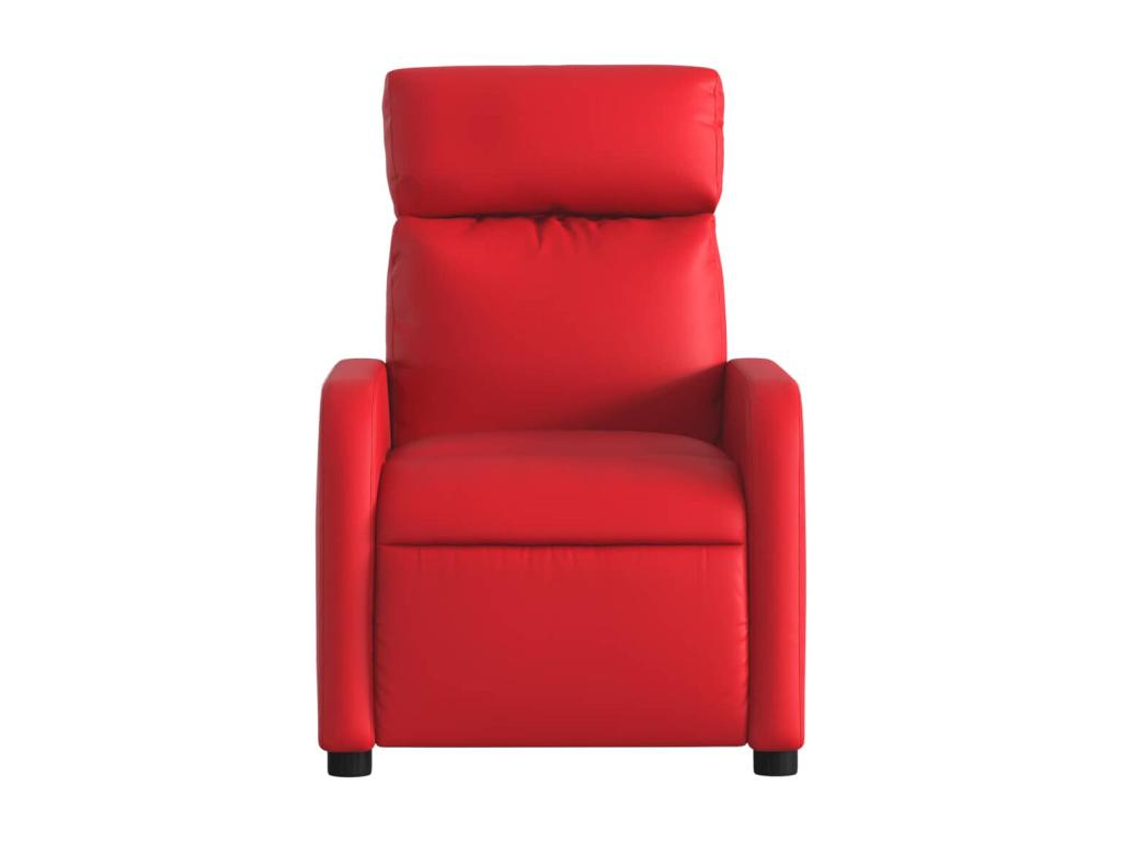 Fauteuil d'appoint rouge, 66 x 89,5 x 95,5 cm