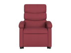 Fauteuil d'appoint en tissu rouge