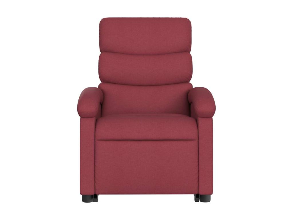 Fauteuil d'appoint en tissu rouge