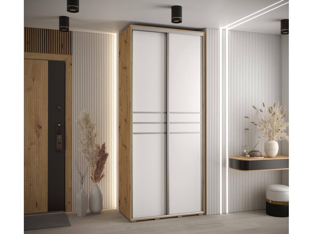 Armoire blanche, 120 x 45 x 235 cm
