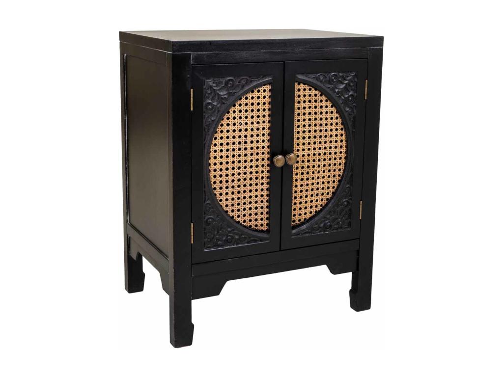 Table noire, 50 x 36 x 65 cm