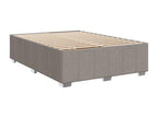 Matelas en tissu taupe, 200 x 144 x 150,5 cm