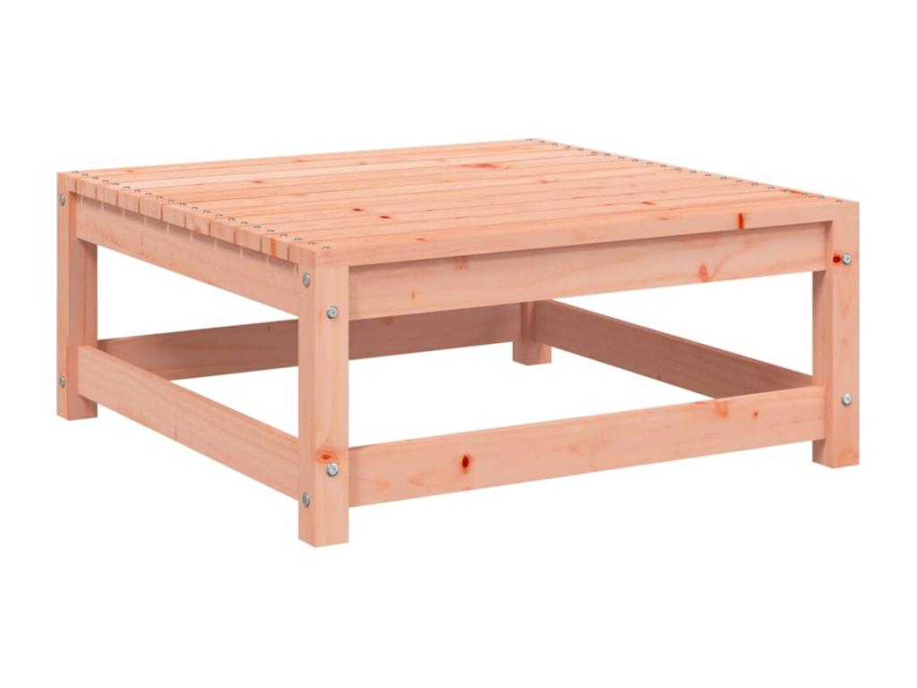 Ensemble de mobilier de jardin 8 pièces en bois massif marron, 54 x 53,5 x 85,5 cm