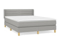 Matelas en tissu gris, 193 x 147 x 88 cm