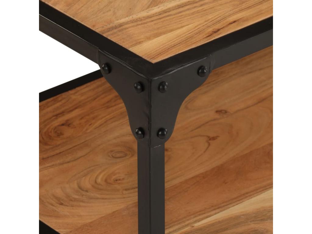 Table basse marron, 90 x 45 x 35 cm