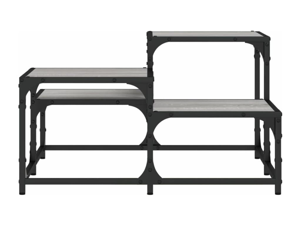 Table basse grise, 68 x 68 cm