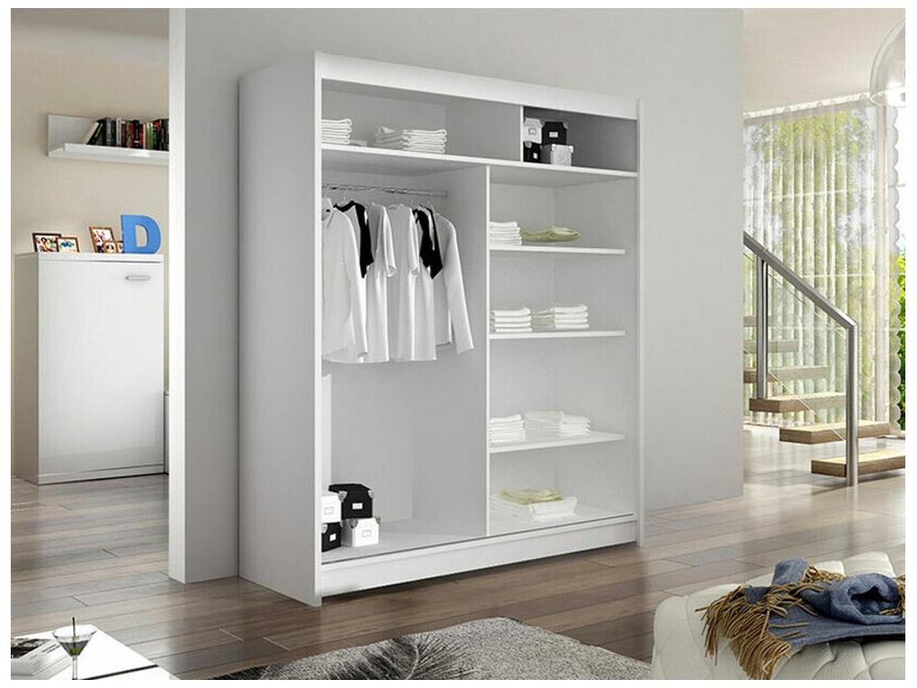 Armoire marron, 58 x 58 x 200 cm