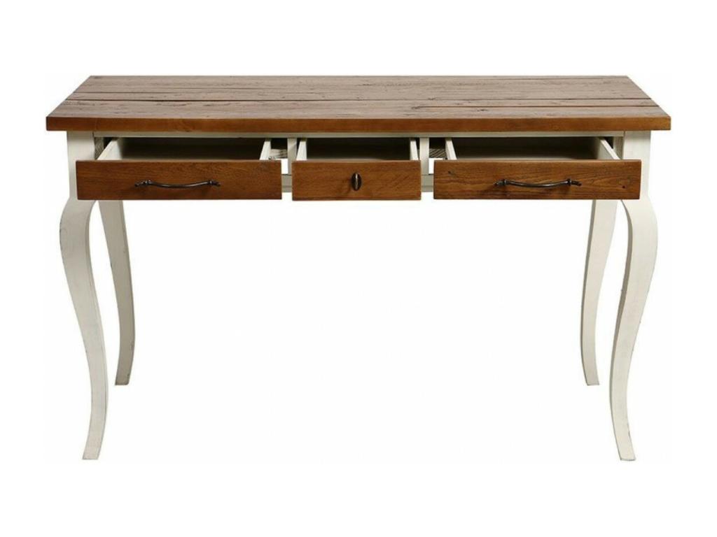 Meuble de maison blanc à 3 tiroirs, 130 x 78 x 60 cm