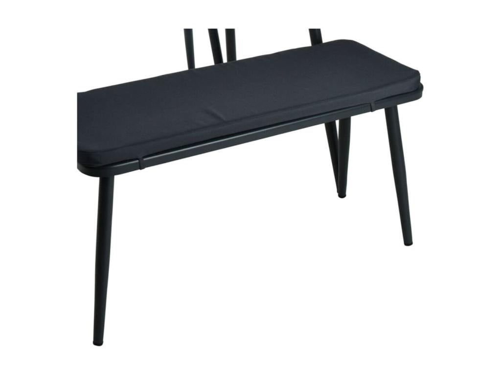 Ensemble de mobilier de jardin gris, 62 x 62 x 69 cm