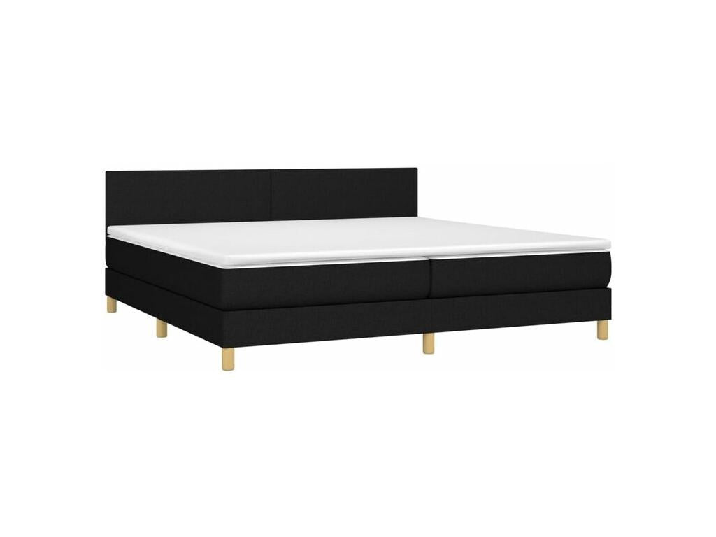 Matelas en tissu blanc avec éclairage LED, 203 x 200 x 78 cm