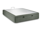 Sommier en tissu avec rangement, 200 x 200 x 39 cm
