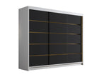 Armoire noire, 58 x 58 x 215 cm