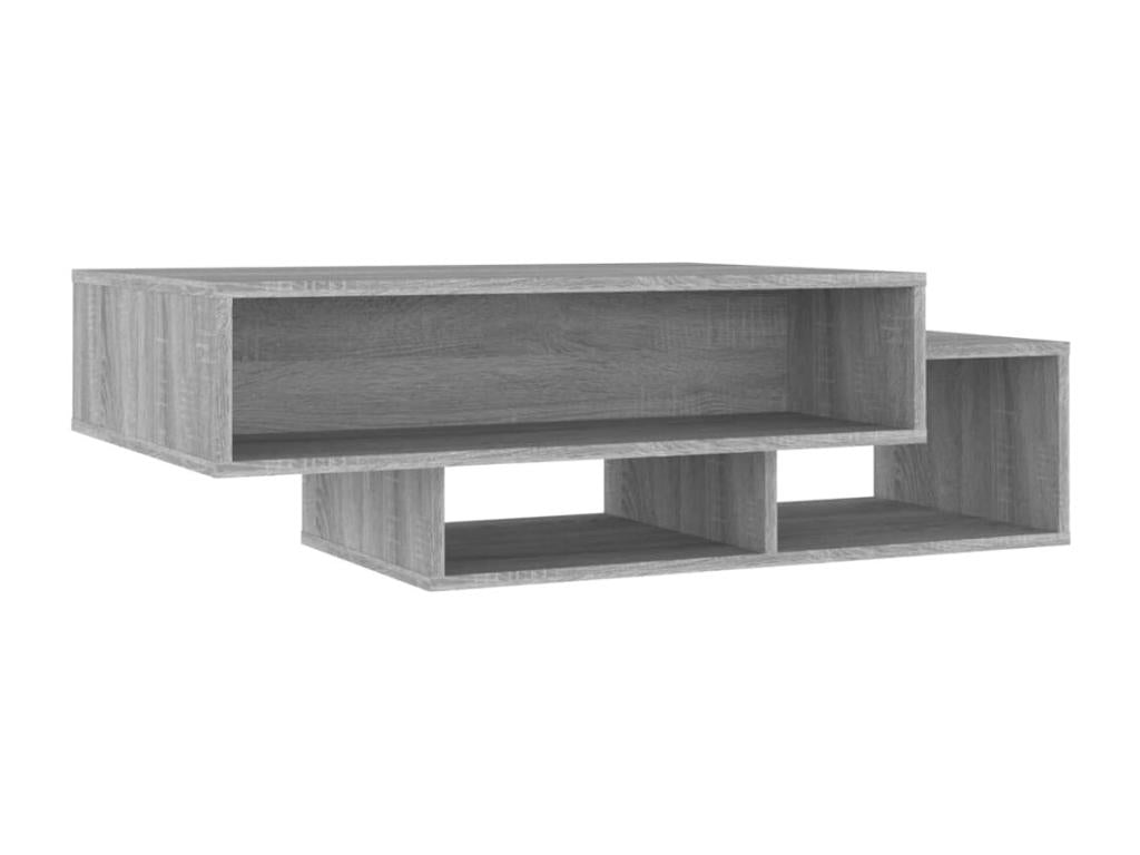 Table basse grise, 105 x 55 x 32 cm