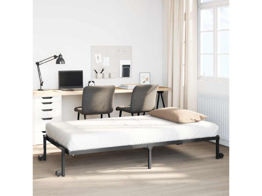 Matelas noir, 212 x 104,5 x 30 cm