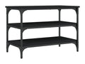 Banc noir, 70 x 38,5 x 49 cm
