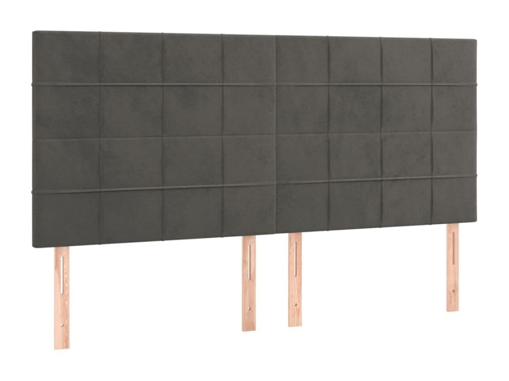 Matelas gris, 200 x 200 x 5 cm