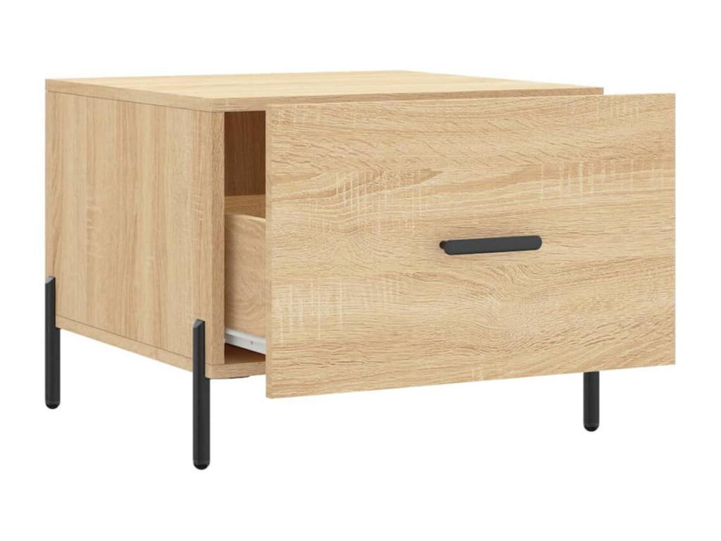 Table basse naturelle, 50 x 50 x 40 cm