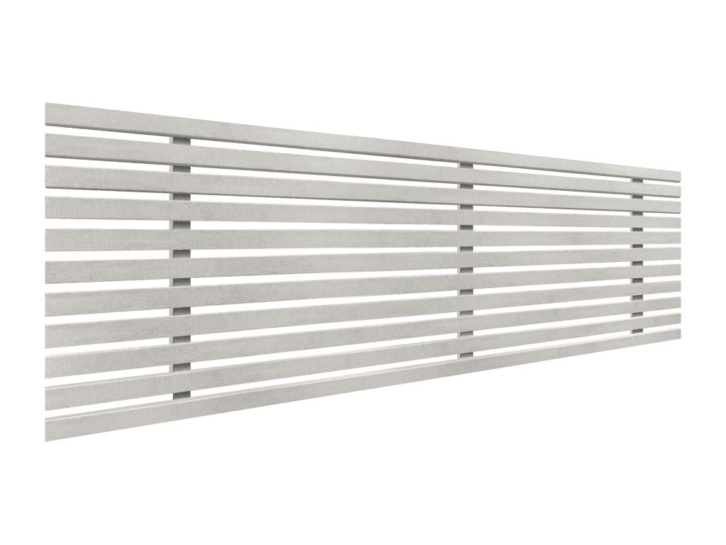 Cadre de lit gris, 135 x 1,3 x 46 cm