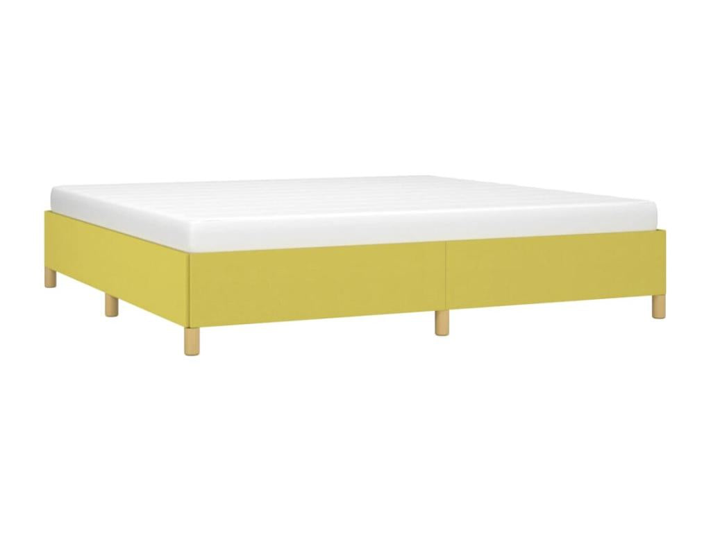 Matelas en tissu vert, 203 x 203 x 35 cm