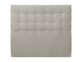 Cadre de lit en velours taupe, 160 x 10 x 120 cm