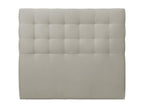 Cadre de lit en velours taupe, 160 x 10 x 120 cm